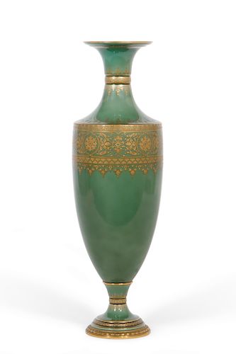 A SEVRES PORCELAIN VASE, CIRCA