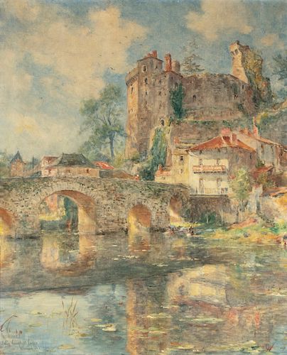 COLIN CAMPBELL COOPER, OIL, CHATEAU