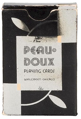 SILVER PEAU DOUX PLAYING CARDS Cardini 385012