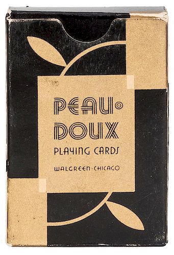 GOLD PEAU DOUX PLAYING CARDS.Cardini