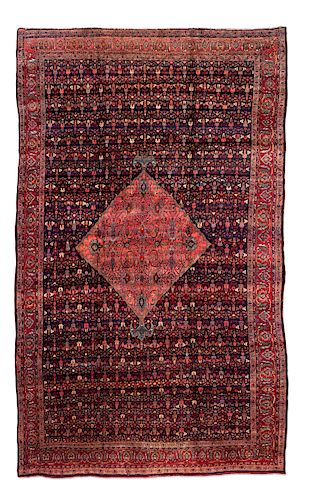 A LARGE BIDJAR CARPET, 25FT 2IN