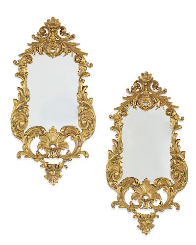 A PAIR OF LOUIS XV STYLE GILT BRONZE 385135