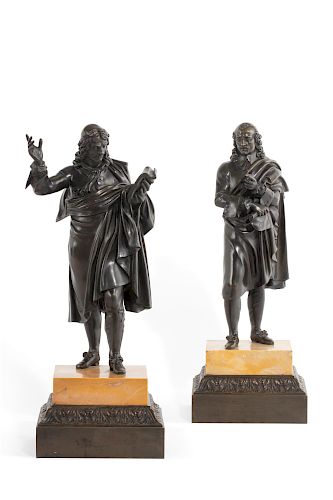 FRENCH BRONZE PLAYWRIGHTS CORNEILLE 385147