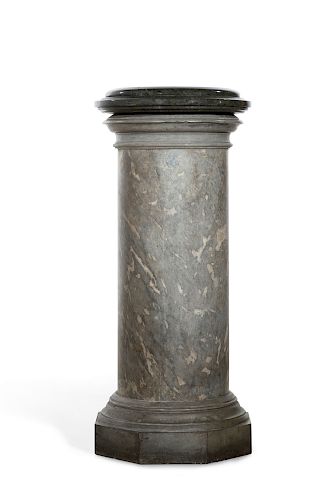 A CONTINENTAL MARBLE COLUMNA Continental