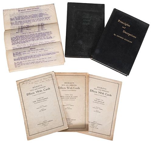 GROUP OF WORKS BY BUCKLEY INSCRIBED 38516d