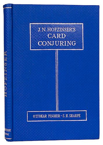 J.N. HOFZINSER’S CARD CONJURING.Sharpe,