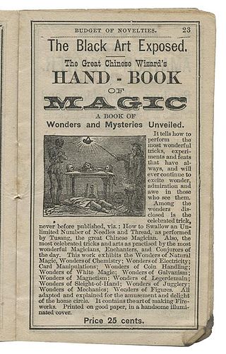 PAIR OF ANTIQUE MAGIC SUPPLY CATALOGS  3851c7