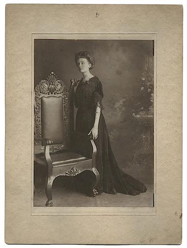 GROUP OF FIVE CABINET PHOTOS OF HAZEL