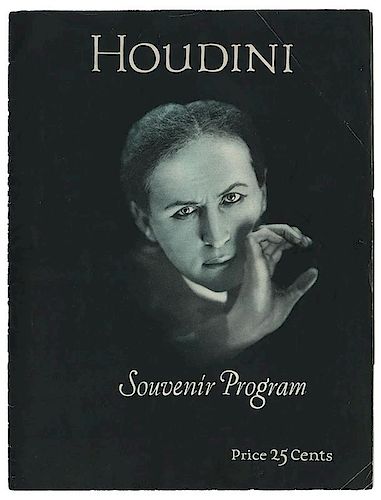 HOUDINI FINAL TOUR SOUVENIR PROGRAM Houdini  385215