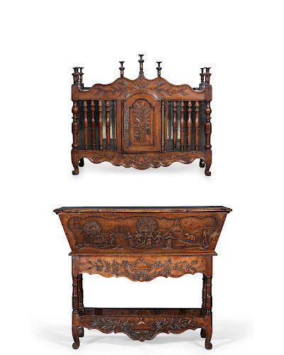 A LOUIS XV PROVINCIAL PANETIERE