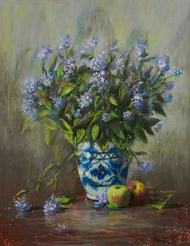 RICHARD PIONK, PASTEL, VERBENA