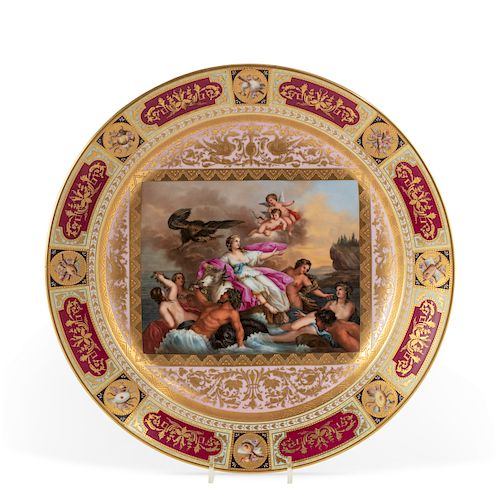 VIENNA STYLE PORCELAIN CHARGER