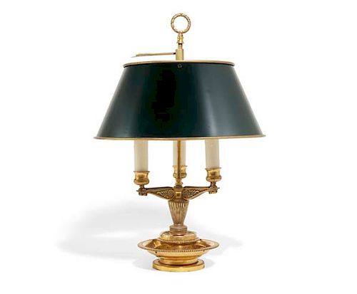 AN EMPIRE STYLE GILT BRONZE BOUILLOTTE 385370