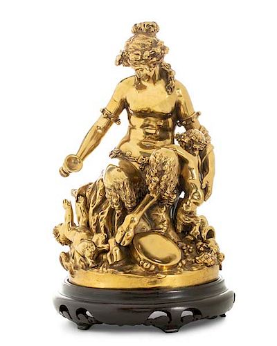 A FRENCH BRONZE FIGURAL GROUP AFTER 38537f