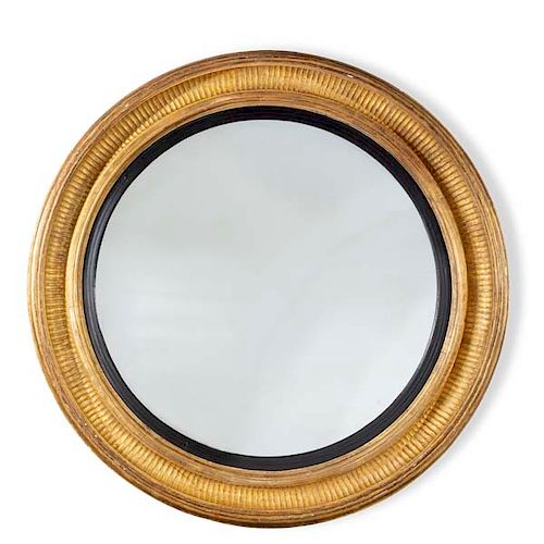 A MONUMENTAL REGENCY CIRCULAR GILTWOOD 385391