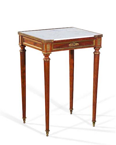 A DIRECTOIRE MAHOGANY OCCASIONAL