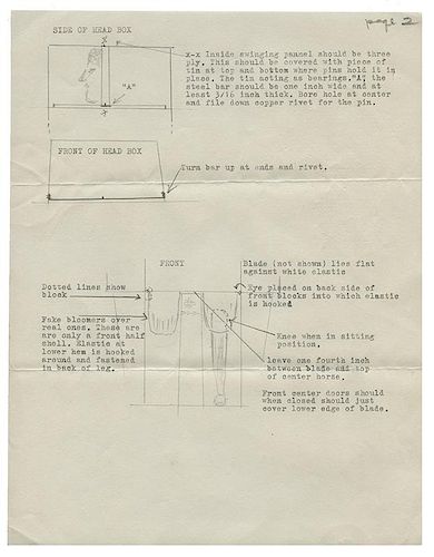 ORIGINAL ILLUSION PLANS TO THE 38545a