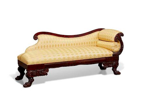 AN AMERICAN CLASSICAL CARVED MAHOGANY 38546b