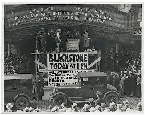 EIGHT PHOTOGRAPHS OF BLACKSTONE