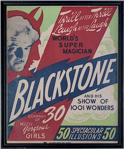 BLACKSTONE AND HIS SHOW OF 1001