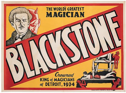 WORLD S GREATEST MAGICIAN BLACKSTONE  3854de