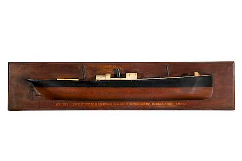 SHIPWRIGHT S HALF HULL STEAMSHIP 3854f1