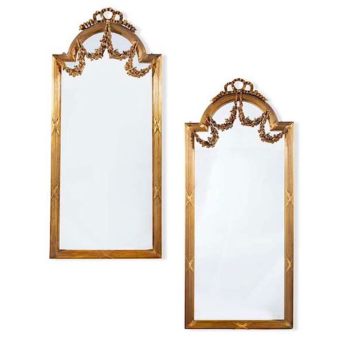 A PAIR OF LOUIS XVI STYLE GILTWOOD 385556