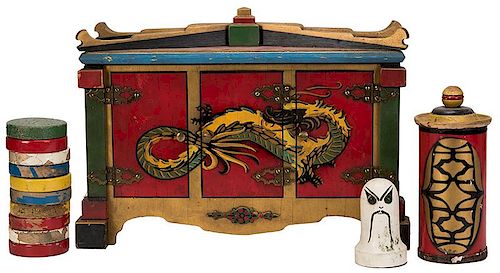 HAUNTED CABINET AND CHECKERS OF