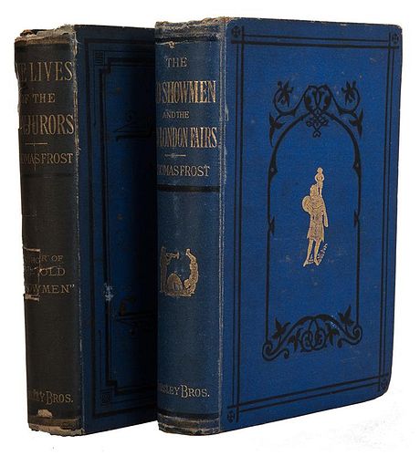 FROST, THOMAS. TWO VOLUMES BY FROST.Frost,