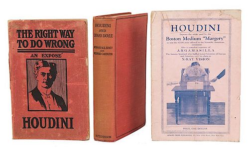 THREE WORKS BY OR RELATED TO HOUDINI Houdini  38560a