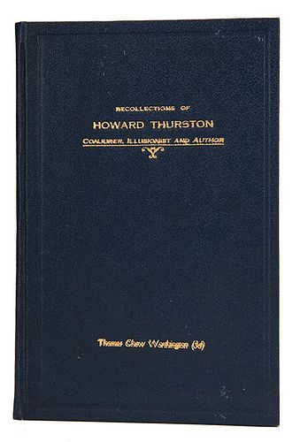 RECOLLECTIONS OF HOWARD THURSTON  38562f