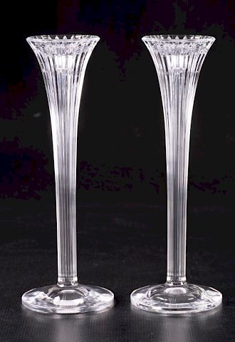 WATERFORD CRYSTAL CANDLE HOLDERS 3856e3