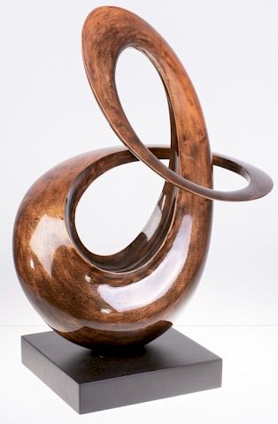 CONTEMPORARY SWIRL SCULPTURELP