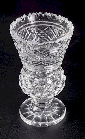 WATERFORD CRYSTAL FOOTED THISTLE FORM