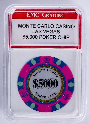 MONTE CARLO CASINO $5,000 POKER