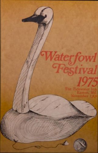 WATERFOWL FESTIVAL POSTER 1975Vintage 385781