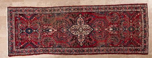 HANDMADE ORIENTAL 3'2" X 9'2" RUNNERHandmade