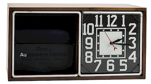 ACTION AD CLOCK CO NEON ADVERTISING 385959