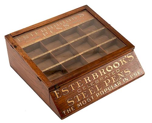 ESTERBROOK PEN CO. OAK COUNTER