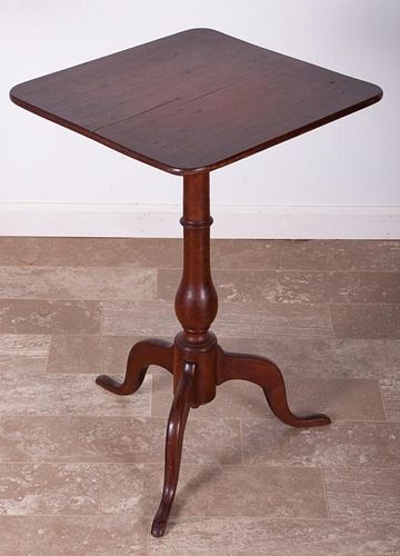 MAHOGANY CANDLE STAND, 20TH CENTURY20th