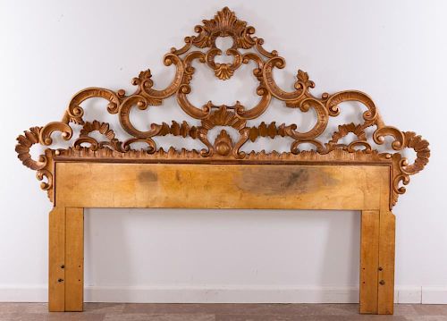 ROCOCO STYLE FULL / QUEEN BRASS HEADBOARDRococo