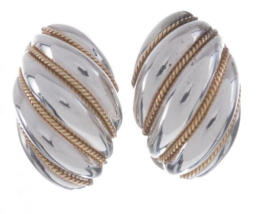 TIFFANY & CO. STERLING & 18K SWIRL