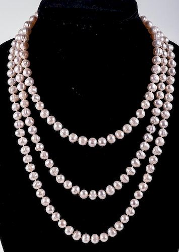 FRESHWATER PEARL NECKLACE 65  3859ca