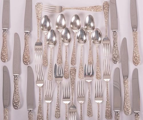 STIEFF STERLING "ROSE" FLATWARE