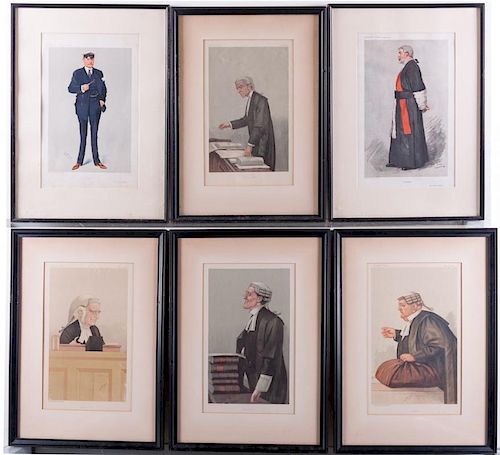 VANITY FAIR CARICATURE LITHOGRAPHS,