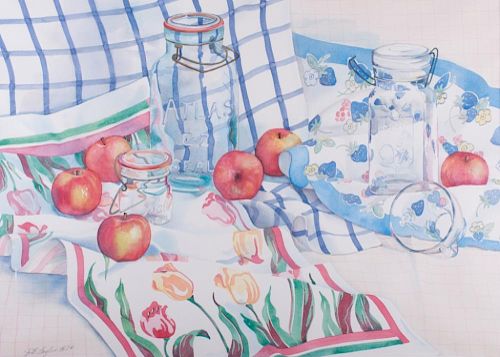 JANICE SAYLES WATERCOLOR STILL