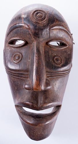 HAND CARVED AFRICAN TRIBAL MASKHand