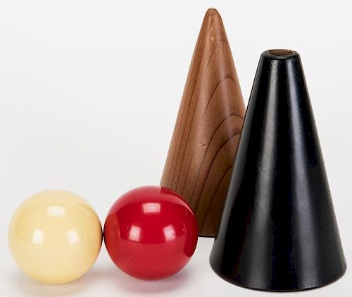 BALL AND CONE.Ball and Cone. Circa 1970.