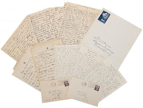 GROUP OF LETTERS FROM T N DOWNS 385b93