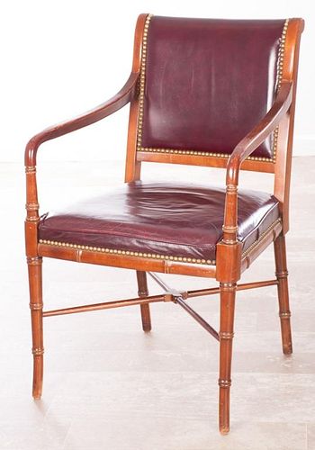 CABOT WRENN LEATHER ARMCHAIRCabot 385bc2